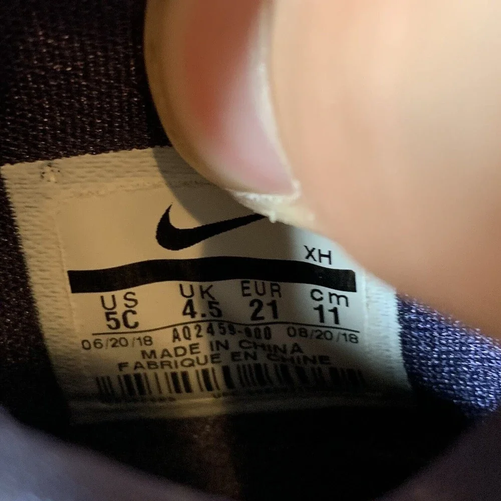 Kids Nike Kyrie‎ Irving 5 Navy Blue Basketball Shoes AQ2458-900 Toddler Size 5C